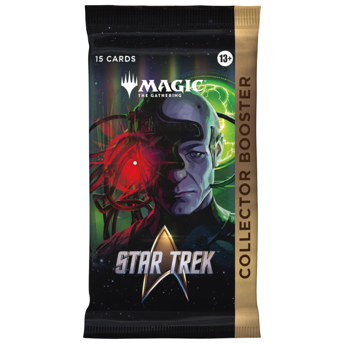 Boîte de 12 boosters Collector Magic: The Gathering Star Trek en anglais, vue de face — vue 2
