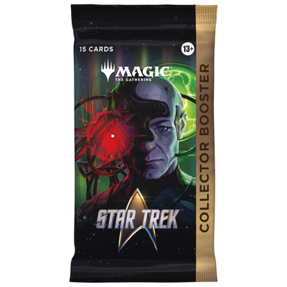 Boîte de 12 boosters Collector Magic: The Gathering Star Trek en anglais, vue de face — vue 2