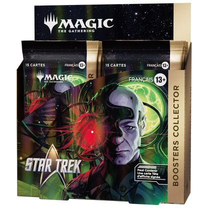 Boîte de 12 boosters Collector Magic: The Gathering Star Trek en français, vue de face