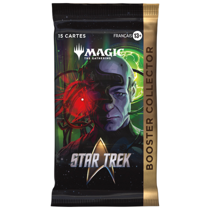 Boîte de 12 boosters Collector Magic: The Gathering Star Trek en français, vue de face — vue 2