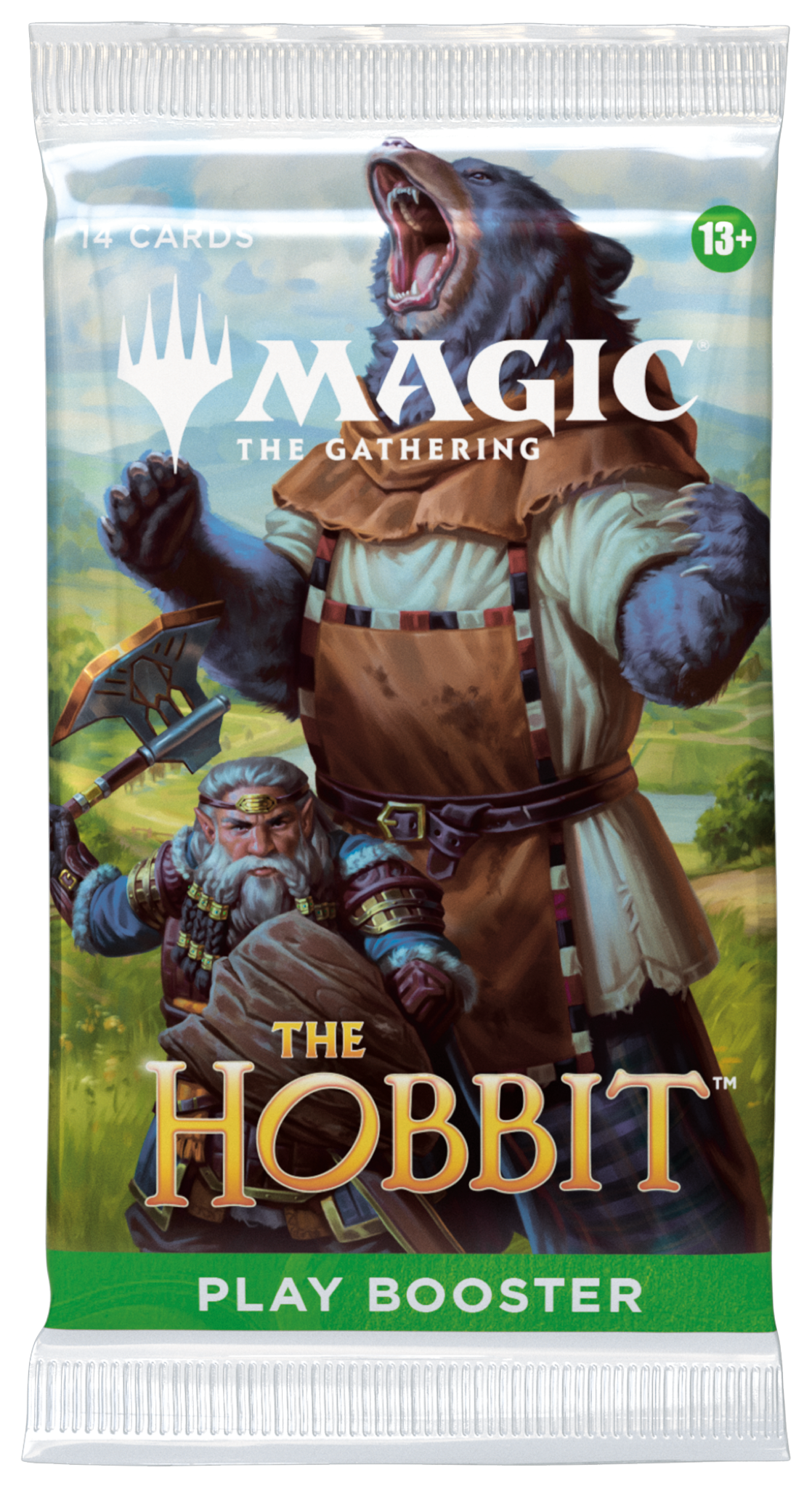 Boîte de 30 boosters de jeu Magic: The Gathering Le Hobbit en anglais, avec Box Topper, vue de face — vue 4