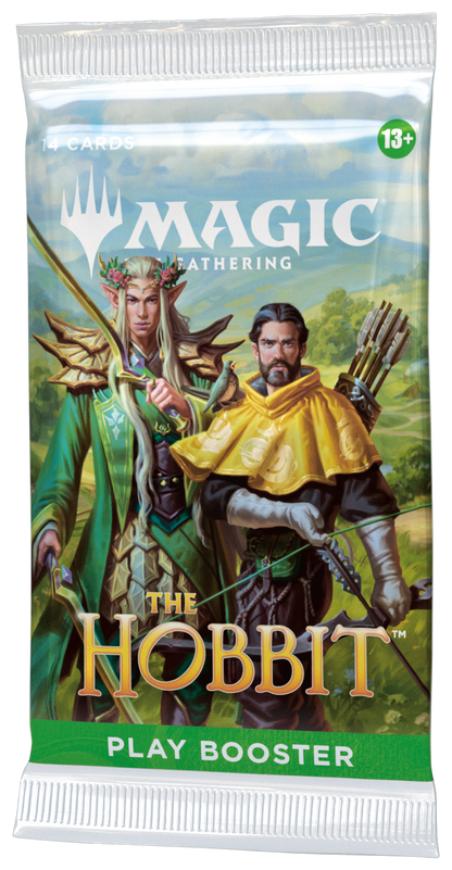 Boîte de 30 boosters de jeu Magic: The Gathering Le Hobbit en anglais, avec Box Topper, vue de face — vue 5