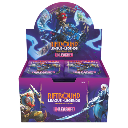 Display Riftbound Unleashed de 24 boosters en anglais, emballage du Set 3 vu de face